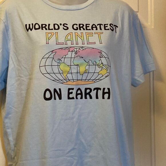 VTG AEROPOSTALE WORLD’S GREATEST PLANET ON EARTH TOP UNIXES SIZE M - Picture 7 of 7
